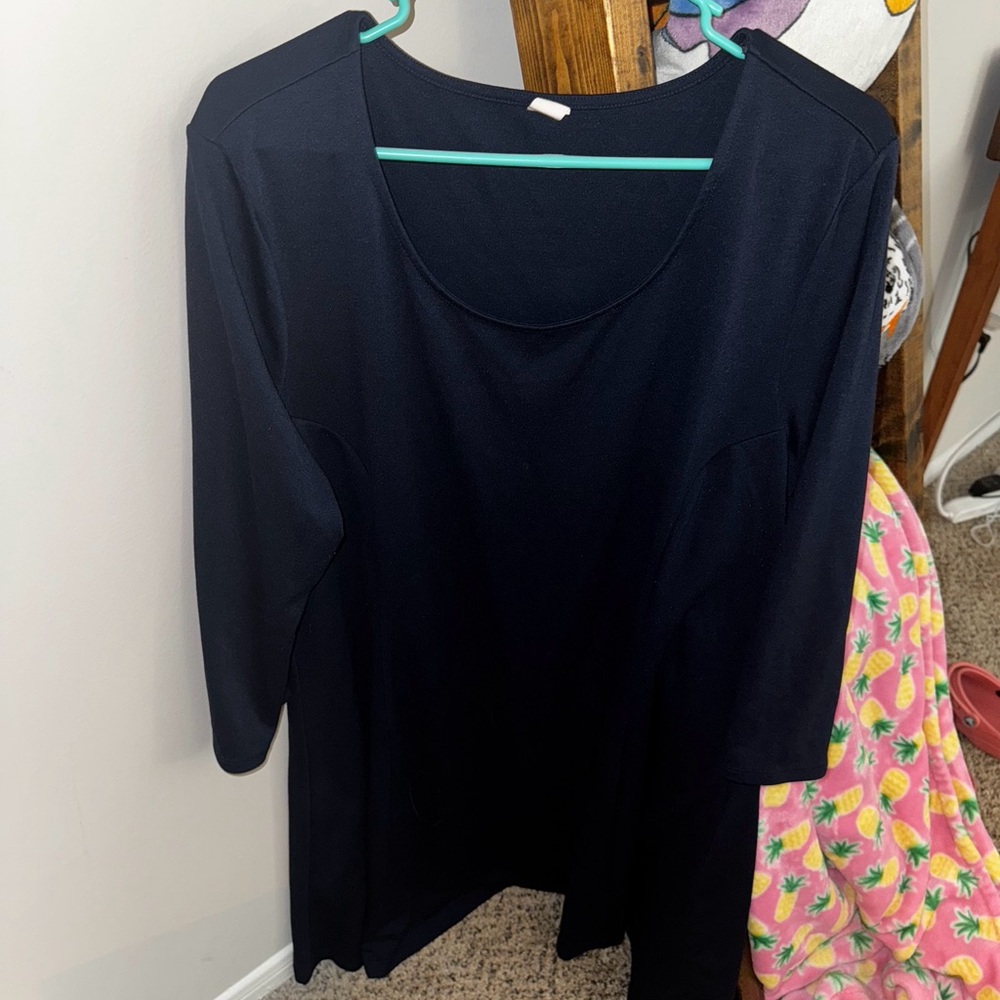 Old Navy Black Midi Dress